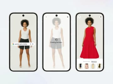 Google検索、服をバーチャル試着できるAI機能を国内で提供開始