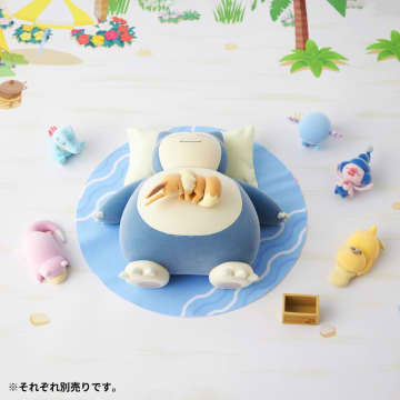 『Pokémon Sleep』で登場するポケモンの寝姿がフィギュア化　別売のカビゴンでアプリをリアルに再現