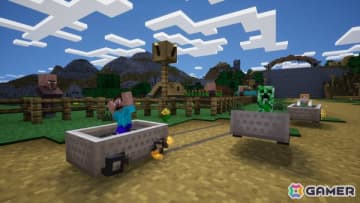 「ソニックレーシング クロスワールド」有償DLC第1弾「マインクラフト」が配信！スティーブたちがマシンやコース、楽曲とともに参戦