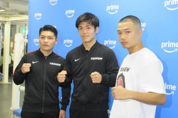帝拳のホープ中野、坪井、増田が世界獲りアピール！ 天心ＶＳ拓真の興行に参戦