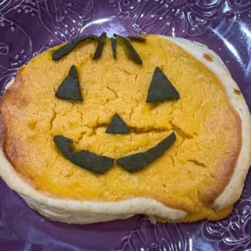 かぼちゃのチーズケーキでオーランタン！