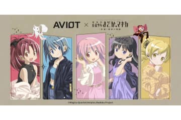 AVIOT、『劇場版 まどマギ』コラボイヤホン。200種類以上の新録ボイス ＆ キャラ同士の掛け合いモードも