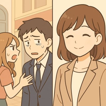 「家庭的な女がいい」と去った夫。1年後、街で再会した私はもう『あの頃の私』じゃなかった【短編小説】