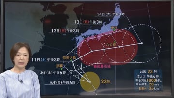 【天気】金曜は全国的に晴れ　台風23号、3連休に影響の恐れも