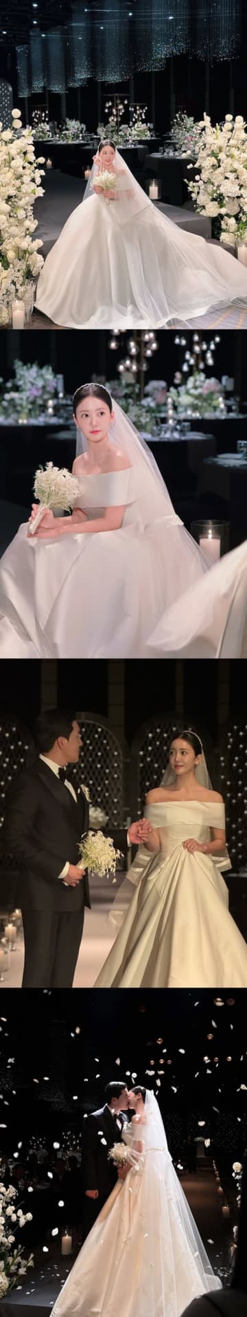 旦那が羨ましい…韓国プロ野球チアがラブラブ結婚式SHOT公開、“甘々キス”も披露で反響続々【PHOTO】
