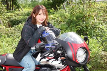 平嶋夏海が語るバイク愛「最初の1台はホンダ・VTR。そして、モトジムカーナデビュー」