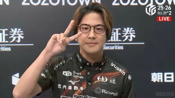 浅井堂岐、満貫ツモアガリで一撃逆転！好プレーも光った“うれしい”個人2勝目獲得「このトップは大きかった」/麻雀・Mリーグ