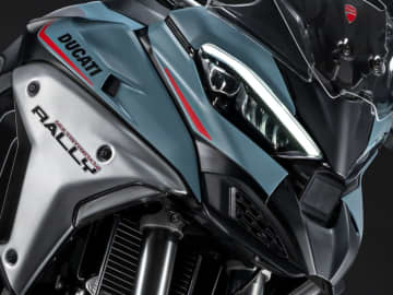 ドゥカティ新型「ムルティストラーダV4 ラリー」登場　快適性と安全性を新次元へ