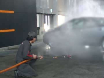 モリタ、EV車の火災のための消火ノズル