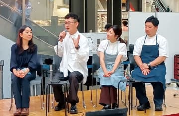 野菜保存袋の活用を　ロバート馬場さんらがトークセッション　埼玉・越谷で食品ロス考えるイベント　日本人1人当たり年間3万1814円分の損失に