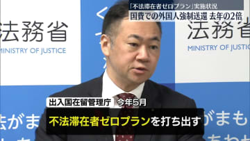 護送官伴う外国人の強制送還、去年の2倍に　出入国在留管理庁