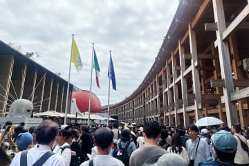横山市長「大阪は万博が終わった後が大事」…イタリア館の国宝級アート、異例の「展示継続」へ