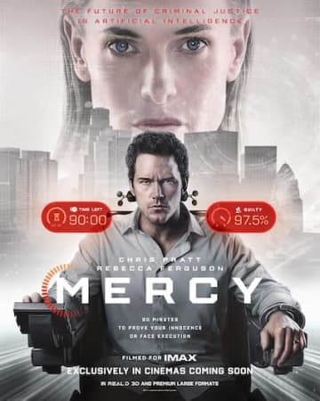 近未来、人類はAIによって裁かれる！クリス・プラット主演『MERCY／マーシー　AI裁判』2026年1月23日公開決定！