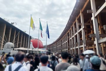 横山市長「大阪は万博が終わった後が大事」…イタリア館の国宝級アート、異例の展示継続へ