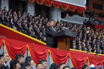 「社会主義偉業の完成へ」金正恩氏、党８０年記念大会で演説