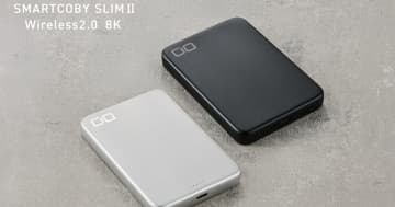 Qi2対応の8,000mAhモバイルバッテリー「SMARTCOBY SLIM II Wireless 2.0 8K」が登場！容量と携帯性を両立