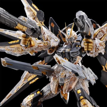 ガンプラ「MGEX ストライクフリーダムガンダム」がメカニカルクリア仕様で降臨！最高峰の金属表現を極限まで可視化