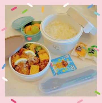 小倉優子、連日の手作り弁当を公開「パンパンに詰めちゃった笑」