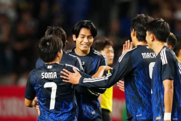 【日本代表】エースストライカー上田綺世が劇的同点ゴール。小川航基は驚愕弾丸ミドル! W杯出場国同士の対戦、パラグアイ代表と2-2ドロー