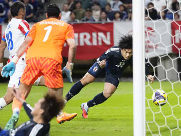 日本、パラグアイと2―2　サッカー国際親善試合