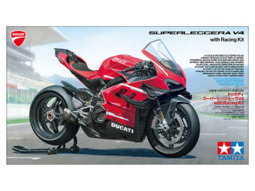 タミヤ、プラモデル「1/12 ドゥカティ スーパーレッジェーラV4 with RACING KIT」本日発売！