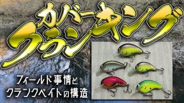 クランクベイトをカバーに絡めて使う。その現実と対応するクランクベイトのタイプとは？