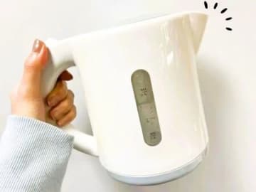 「え、こんなに汚れてたの！？」電気ケトルが新品みたいにピカピカに。ズボラさんでも簡単掃除♪