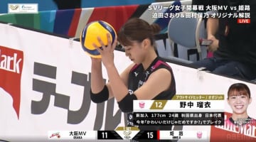 「カワイイだけじゃダメですか？」で話題の女子バレー選手 アリーナ沸かせるワンプレーに「可愛いだけではないということ」元五輪メダリストが絶賛