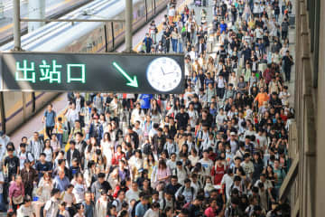 中国・長江デルタ地域、国慶節・中秋節連休の鉄道旅客数3020万人近くに