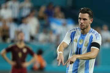 メッシ欠場のアルゼンチン、W杯開催地マイアミでベネズエラに完封勝利