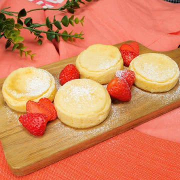 【一口でとろ〜り！】型がなくても大丈夫！セルクルで作る本格ミニチーズケーキ