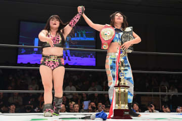 【スターダム】葉月　盟友・コグマを撃破しＣＭＬＬ日本女子王座戴冠「コグがいたから今のウチがいる」