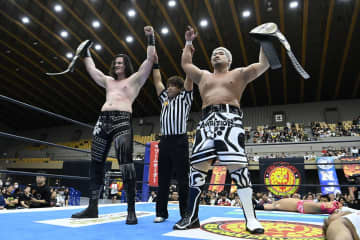 【新日本】タッグ王者・Ice＆OSKAR　大一番を前に海野翔太をＫＯ「もっと生の感情を出してこい」