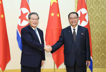 李強総理、朝鮮首相と会談