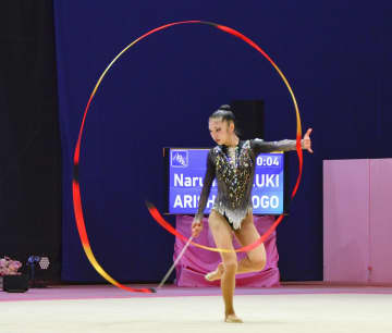 鈴木菜巴、予選4位で決勝進出　新体操イオン杯第2日