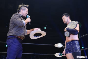 WWEからカンバックした稲村愛輝がアメリカのエクスペリエンスを活かしてフェアー＆スクエアにGHC挑戦表明！
