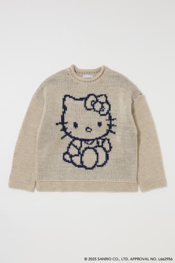 「サンリオ」ハローキティ、ニットの優しさに秋冬はほっこり♪ 「MOUSSY」コラボアパレル登場