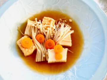 超簡単！ご飯がすすむ〜「えのきと絹揚げの餡かけ」