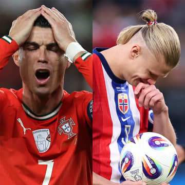 ロナウドも…W杯欧州予選で“４人PK失敗の珍事”。ハーランドは２度もGKに阻止される
