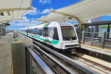 ホノルル空港駅が10/16開業。高架鉄道「スカイライン」が延伸