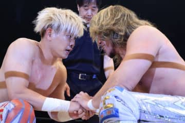 【ノア】棚橋弘至×清宮海斗、世代と団体を越えた共闘「プロレス界盛り上げていこうな」試合後には丸藤＆拳王が新日本侵攻を予告