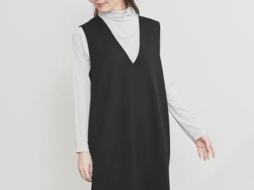 1枚は持っておきたい♡【ハニーズ】ロングシーズンで活躍！「ジャンスカ」