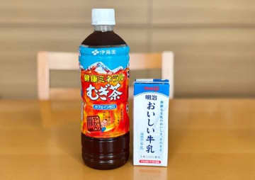 意外と合う…!?  麦茶×牛乳を試してみたら“あの味”に