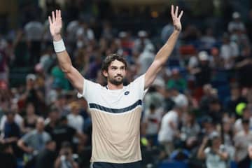 世界204位のバシュロ ジョコビッチ撃破でマスターズ史上最も低いランキングで決勝進出「とにかく集中し続けるしかなかった」[上海マスターズ]