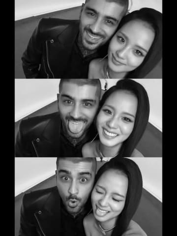 BLACKPINK ジス、密着ポーズも！ワン・ダイレクション出身ZAYNとの新曲コラボに感謝
