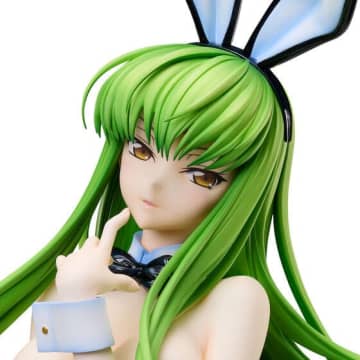 「コードギアス」C.C.がバニースーツ姿で挑発的な魅力ダダ漏れ…♪ 約60cmのビッグサイズでフィギュア化