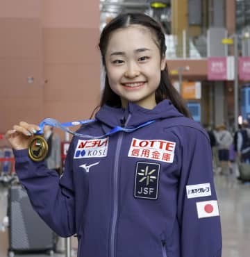 GPファイナル進出に喜び　フィギュア島田が帰国