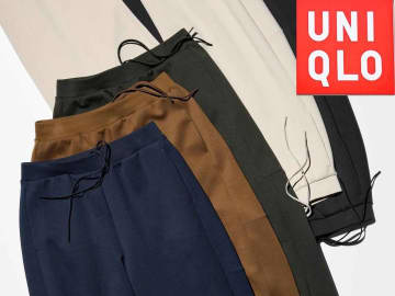 体型カバーに“この形”！【ユニクロ】穿くだけでオシャレ♡「カーブパンツ」
