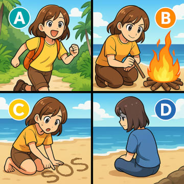 あなたはどのタイプ？無人島に漂流してしまった時の反応から、あなたの性格を探る【心理テスト】