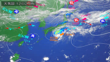 【台風23号】連休最終日　明け方から昼前に伊豆諸島に最接近　厳重な警戒を